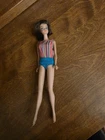 Vintage 1965 Mattel Brunette #1070 American Girl Barbie Doll Bendable Legs RARE