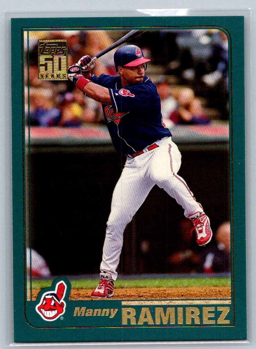 2001 Topps Baseball #90 Manny Ramirez - VG - Cleveland Indians