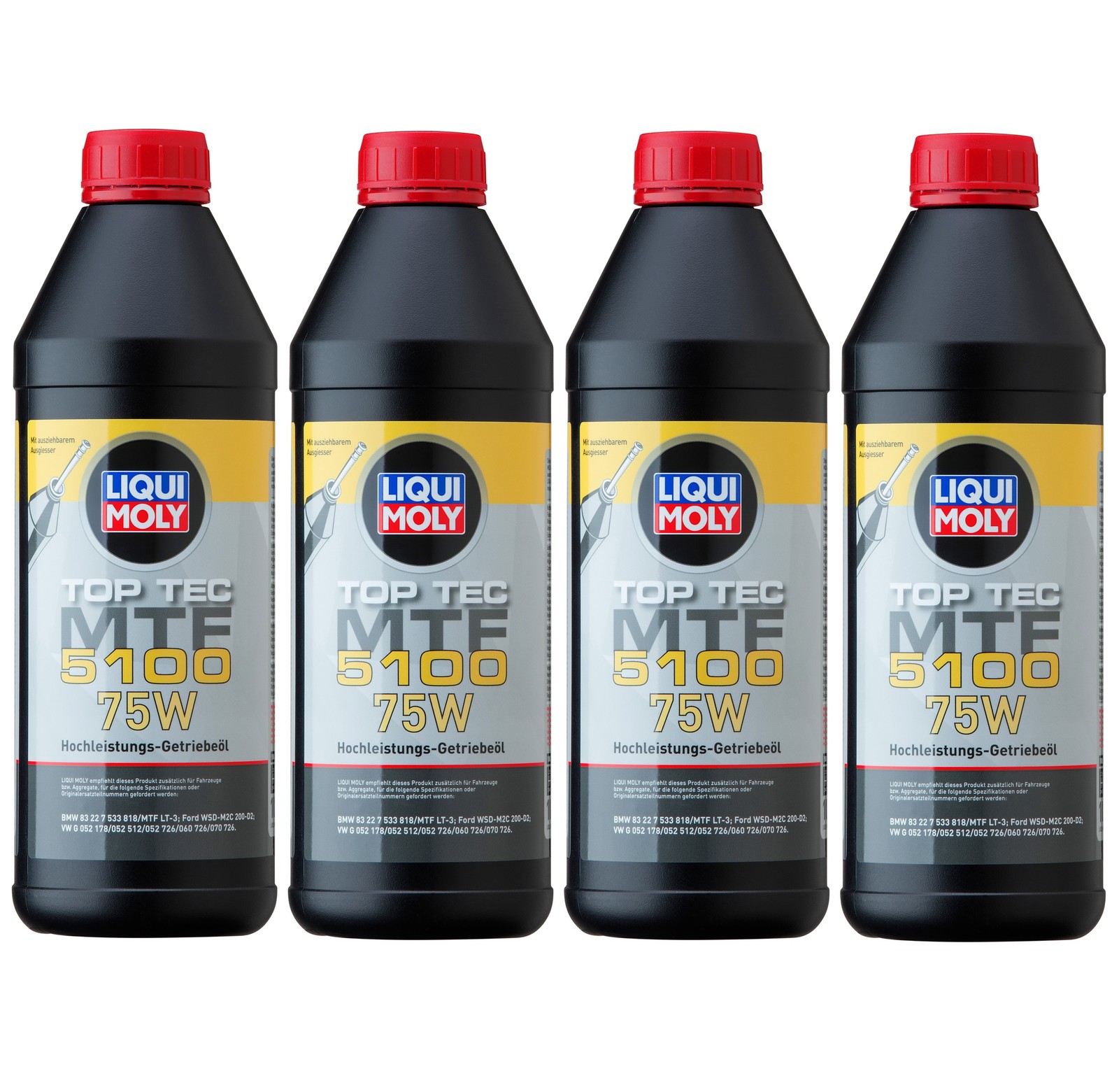 Liqui Moly Top Tec MTF 5100 75W Hochleistungs-Getriebeöl 6x1 Liter GL4 - Image 5