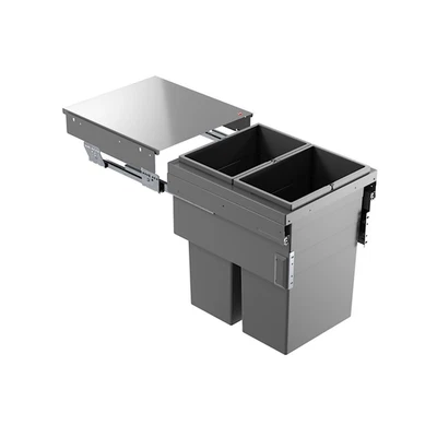 Hailo Euro Cargo 450 Einbau-Mülleimer 70L Einbau Mülleimer Abfallsammler 3619821 - Bild 1 von 4