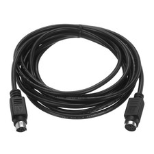 9.8 Feet PS/2 Keyboard Extension Cable, 28 AWG 6 Pin Male to Female