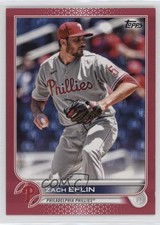 2022 Topps Series 1 Mother's Day Hot Pink /50 Zach Eflin #179 05l1