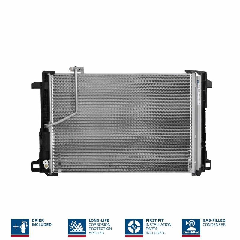 940035 Air Conditioning Condenser Fits Mercedes CLS Shooting Brake By Nissens