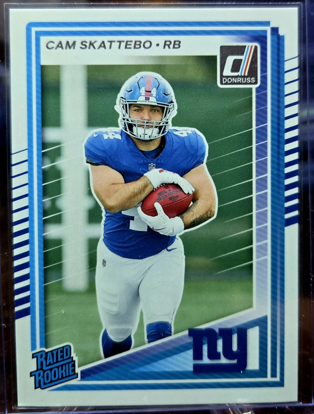 2025 Panini Donruss - Rated Rookie Cam Skattebo #302 (RC)
