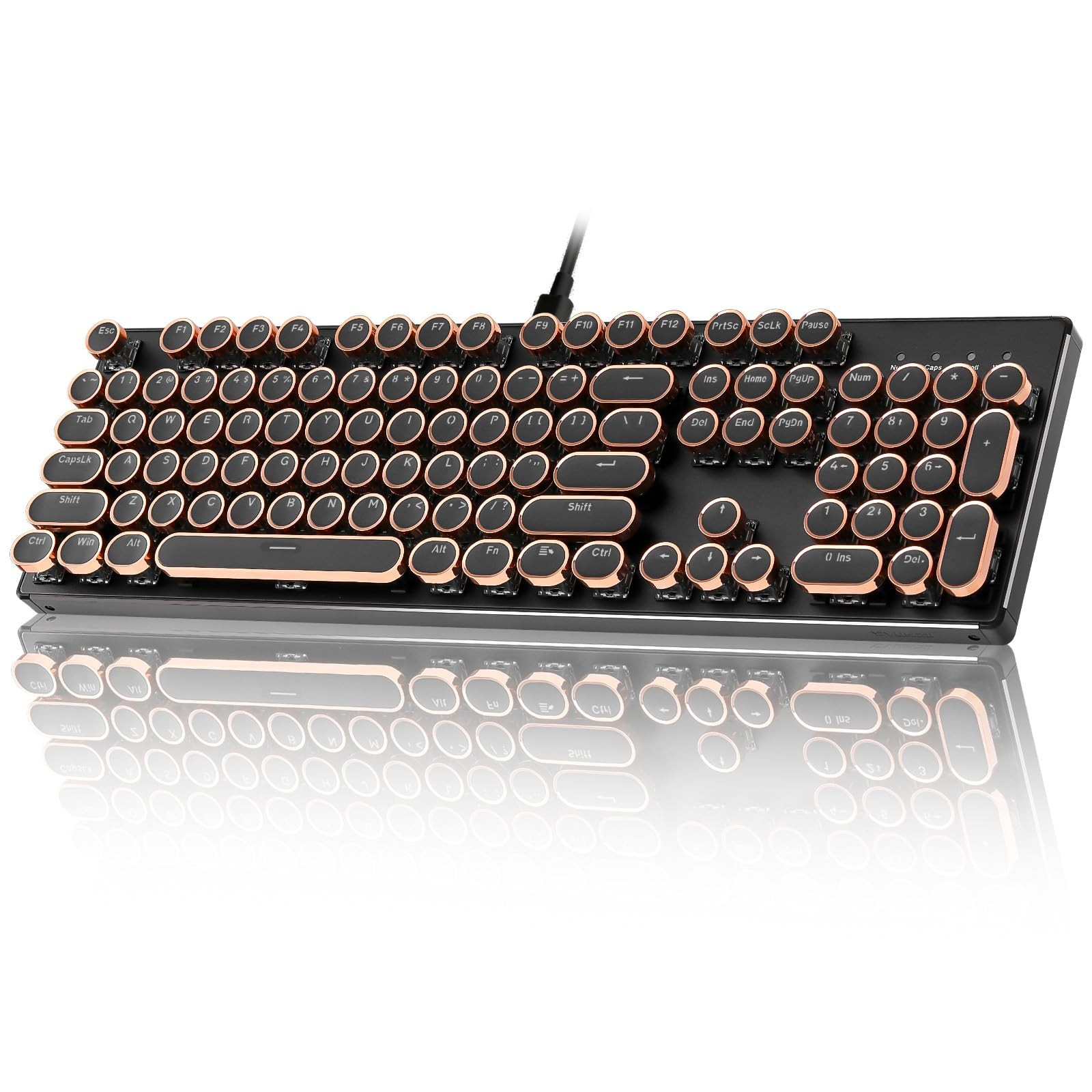 Clavier mécanique gamer QL108 châssis robuste et touches hot-swap rétroéclairées