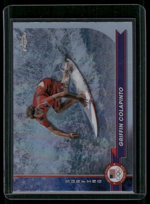 GRIFFIN COLAPINTO 2024 Topps Chrome USA Olympics Refractor #189