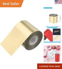 2"x400Ft Light Gold Hot Stamping Foil for Elegant DIY Craft Gift Packaging