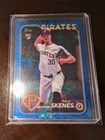 2024 TOPPS UPDATE PAUL SKENES BLUE HOLO FOIL ROOKIE CARD #US100 #'D 338/999 NM