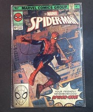 Spider-Man Comic Book Cover Large Metal Wall Poster Spiderman Marvel 14x10 Art