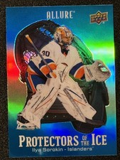 2024-25 Upper Deck Allure #PI-5 Ilya Sorokin Protectors of the Ice Blue NYI