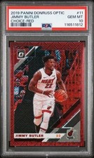 Jimmy Butler 2019 Panini Donruss Optic Choice Red SP /88 PSA 10 #11 Bulls Heat