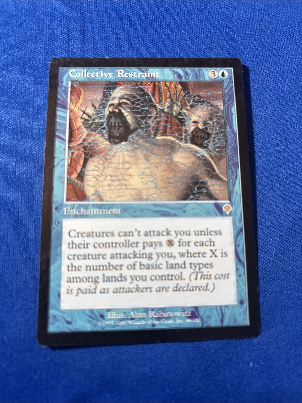 1x COLLECTIVE RESTRAINT x1 LP Invasion MtG Magic fast shipping