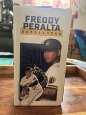 2022 Freddy Peralta Milwaukee Brewers Bobblehead New In Box - SGA 7/10/2022