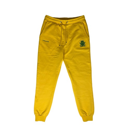 1-90 FRAME Women's Joggers Daffodil-Yellow Small - Picture 2 of 11