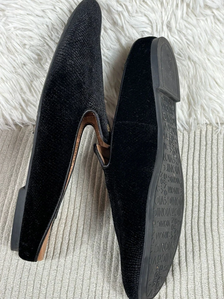 Vionic Carnegie Holiday Mules Terciopelo Edición Limitada Mujer Talla 9.5M Negro Foto 2 de 4