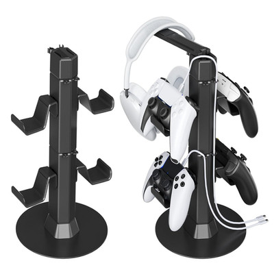 Controller Halter Headset Halterung Tisch fuer PS5 PS4 Xbox Switch 2 Ebenen