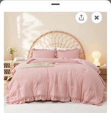 Comforter Set Ruffle Comforter All Season Bedding Set Twin Queen King 3 Piece