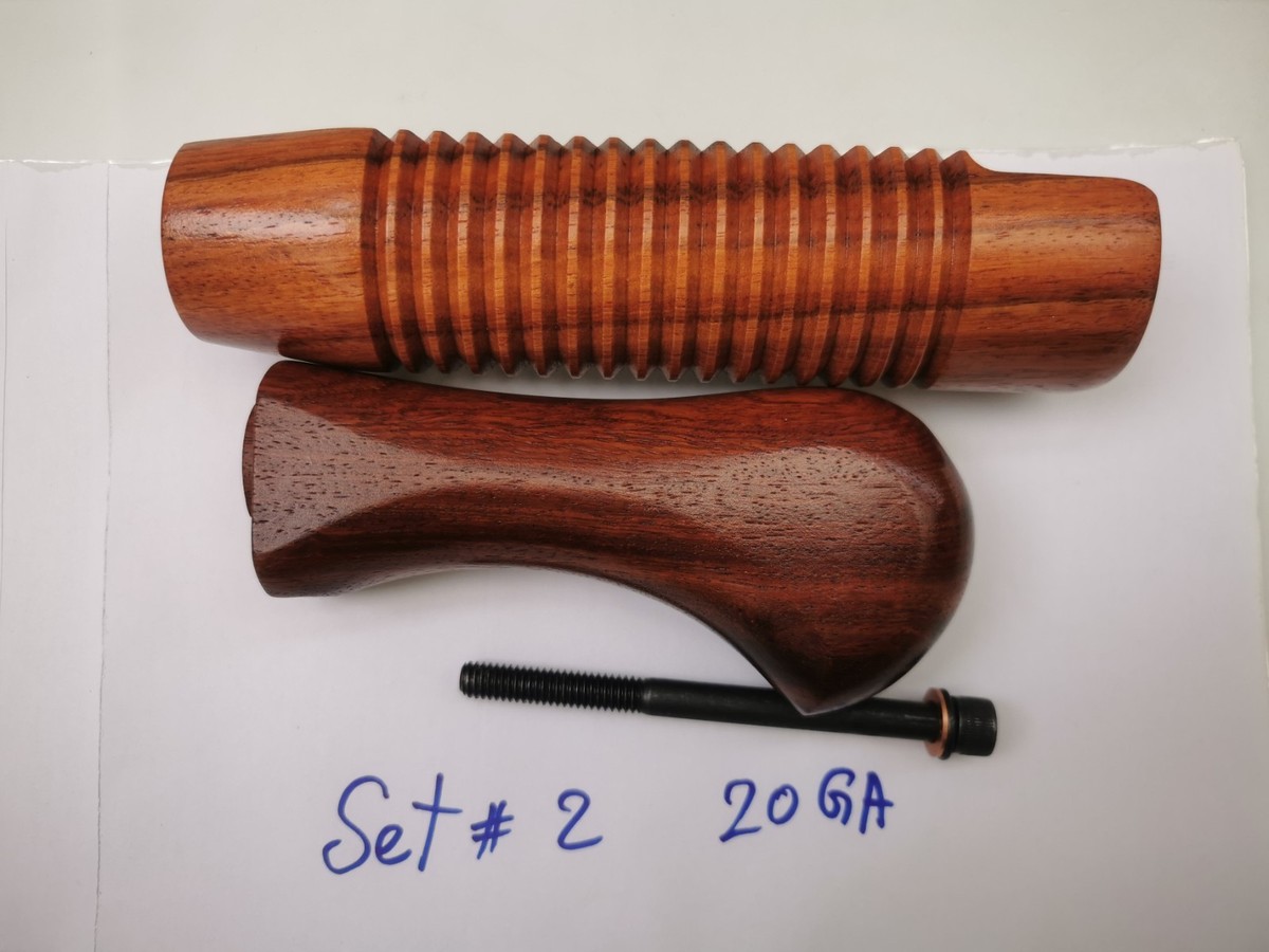 WOOD FURNITURE MOSSBERG 590 SHOCKWAVE 20 GA. FOREND & STOCKGRIPS