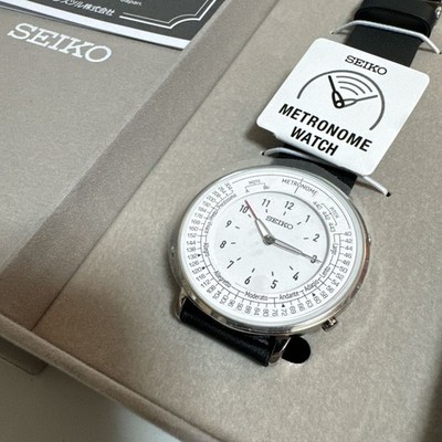 NEW Black SEIKO Metronome Watch Standard Line Monotone SMW006A