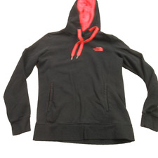 North Face Hoodie Womens Small Black Long Sleeve Pullover Hooded Pockets