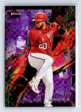 2024 Topps Finest - Common Keibert Ruiz #73 Purple Checkerboard Refractor /150