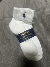 Ralph Lauren Polo Socks 6-Pack Boys Shoe Size 13-3