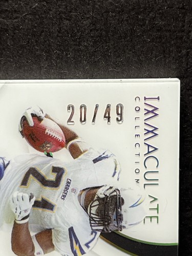 LaDainian Tomlinson Auto 2021 Flawless Hall of Fame /49 On Card - Picture 3 of 3