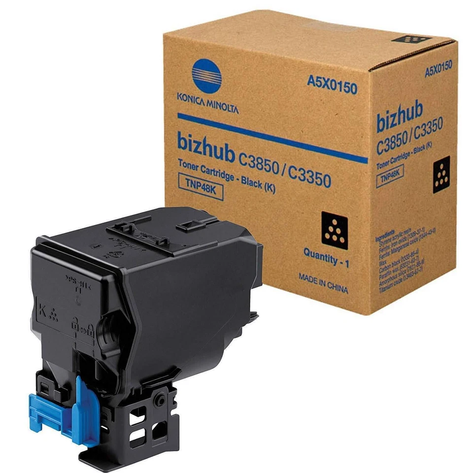 💙 Toner Konica Minolta TNP48C A5X0450 Original Neuf Cyan 10 000 Pages💙 - Photo 1/1