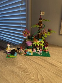 Lego Friends Lot- Dolphin Cruiser, Heartlake Vet, Jungle Tree Sanctuary