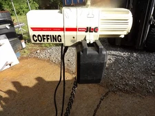 COFFING 08249W JLC4008-1-10 2-TON 8 FPM ELECTRIC CHAIN HOIST * Great Condition*
