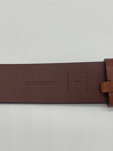 POLO by RALPH LAUREN brauner Ledergürtel Messing großes Pony Junge Schnalle oval groß - Bild 5 von 10