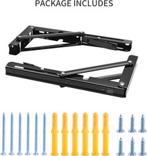 Folding Shelf Brackets Wall Mounted Heavy Dut...