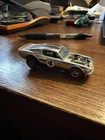 Vintage 1969 Hot Wheels Redline Chrome Silver MUSTANG BOSS