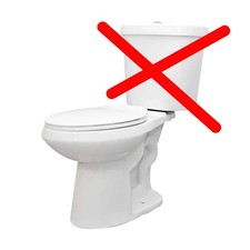 Glacier Bay Elongated Toilet Bowl NO Tank w/top new original box Free Pick Up