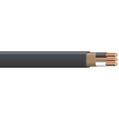 Southwire 6/2NM-WGX125 Sheathed Cable, 6 AWG Wire, 2 -Conductor, 125 ft L, Coppe