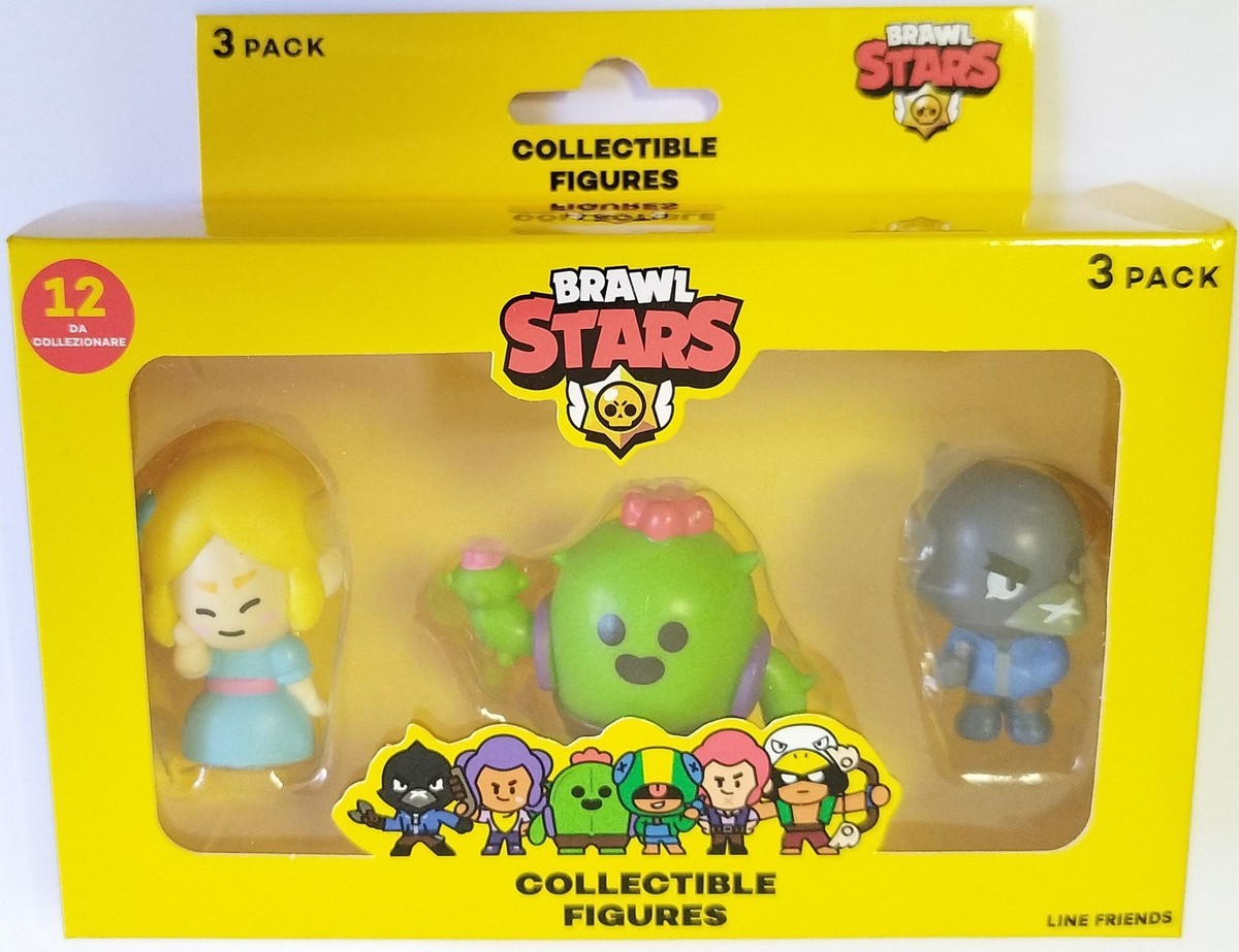 Brawl Stars Lot de 8 Mini Figurines à Collectionner | 2 Personnages