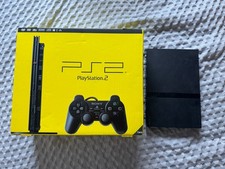 Sony PS2 PlayStation 2 Slim Console - Controller - Black - Boxed