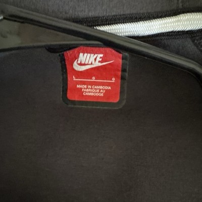 Anthracite Nike Tech Fleece Top&bottom *RARE COLOR* Size Large Signs Of Wear