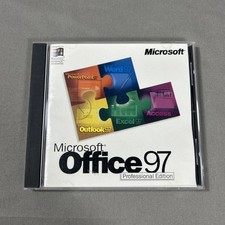 Microsoft Office 97 Professional Edition CD w/ Key