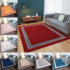 Großer Shaggy Vorleger Weich Teppich Wohnzimmer Schlafzimmer Flur Läufer Matte