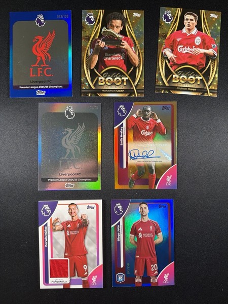 Topps Premier League Liverpool Pack – 2x Golden Boot + Heskey Auto