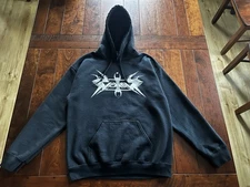 Vektor Sci Fi Or Die Logo Hoodie M Medium Thrash Metal Voivod Atheist Havok