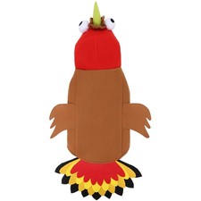 Dog Pet Christmas Outfit With Wing Cosplay Photo Shoot Turkey Costume Cute Xmas