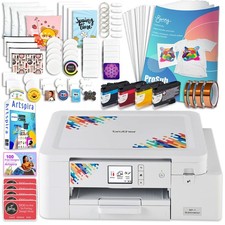 Impresora de sublimación Brother SP-1, tintas, papel, espacios en blanco, paquete de inicio de cinta