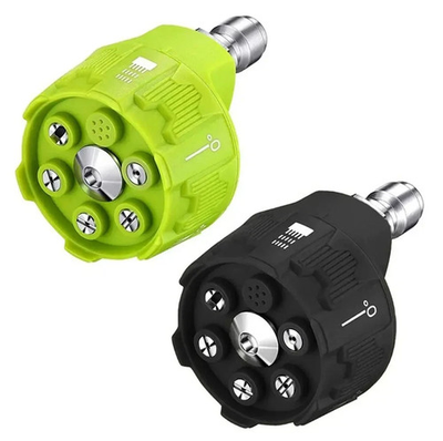 #ad 1pcs High Pressure Washer Nozzle 6 in 1 Adjustable Spray Tip 4000PSI $13.89