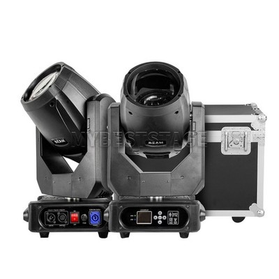 PAIDUN 2PCS 14R 295W Sharpy Beam Moving Head Light Disco Bar DJ Flight Case Set
