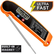 Instant Read Digital Meat Thermometer For Kitchen Food Cooking BBQ Grill Smoker