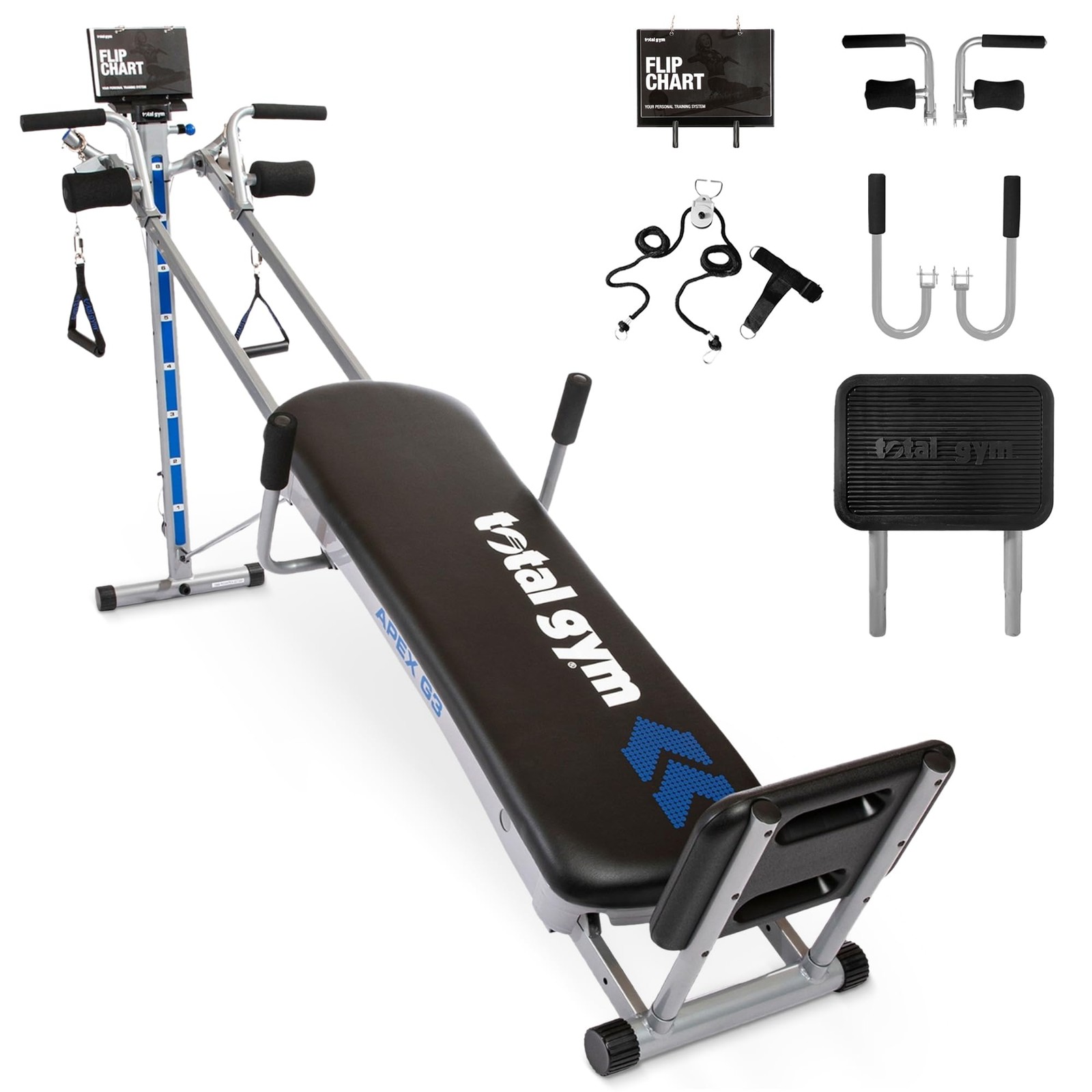 APEX G3 Slim-Frame Incline Bodyweight Training Machine w/ 8 Levels of Resistance