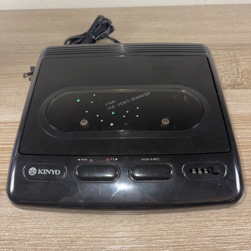Kinyo 2-Way Forward/Reverse VHS Video Cassette Rewinder - Tested
