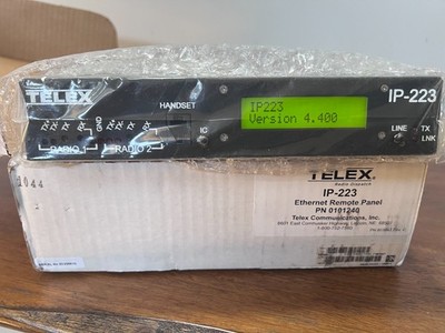 TELEX IP223 Ethernet radio controller for two radios. Free shipping